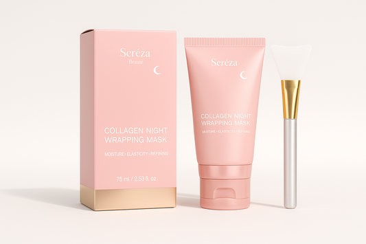 Masque de Nuit au Collagène – Soin Hydratant et Raffermissant