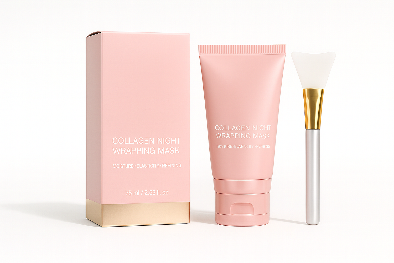 Masque de Nuit au Collagène – Soin Hydratant et Raffermissant