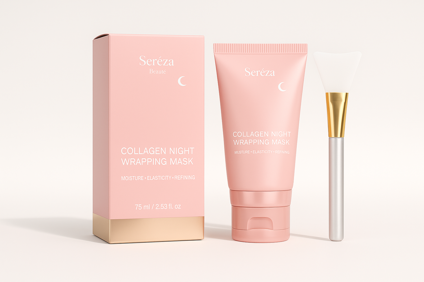 Masque de Nuit au Collagène – Soin Hydratant et Raffermissant